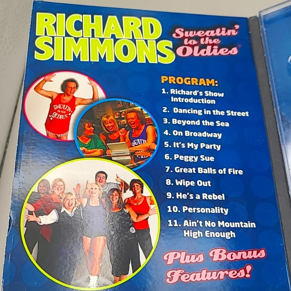 Richard Simmons Sweatin to the Oldies AND a Farewell to Fat Cookbook